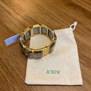 J. Crew Gold Flecked Bracelet NWT